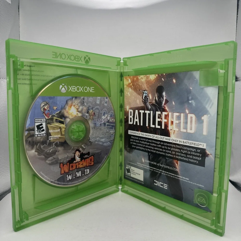 Worms W.M.D Xbox One 2016 Near Mint Disc